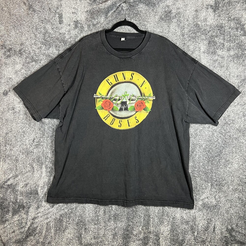 Guns N' Roses Shirt Mens 3XL Black Classic Logo Graphic Tee Rock Band Music